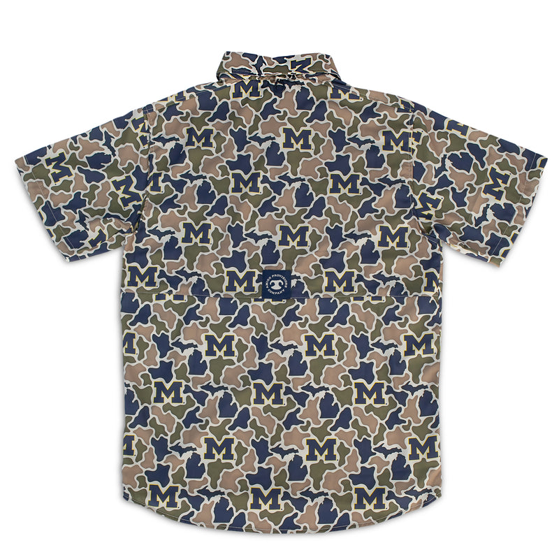 Michigan Camo Frio Tech Shirt Amigo Provisions Company