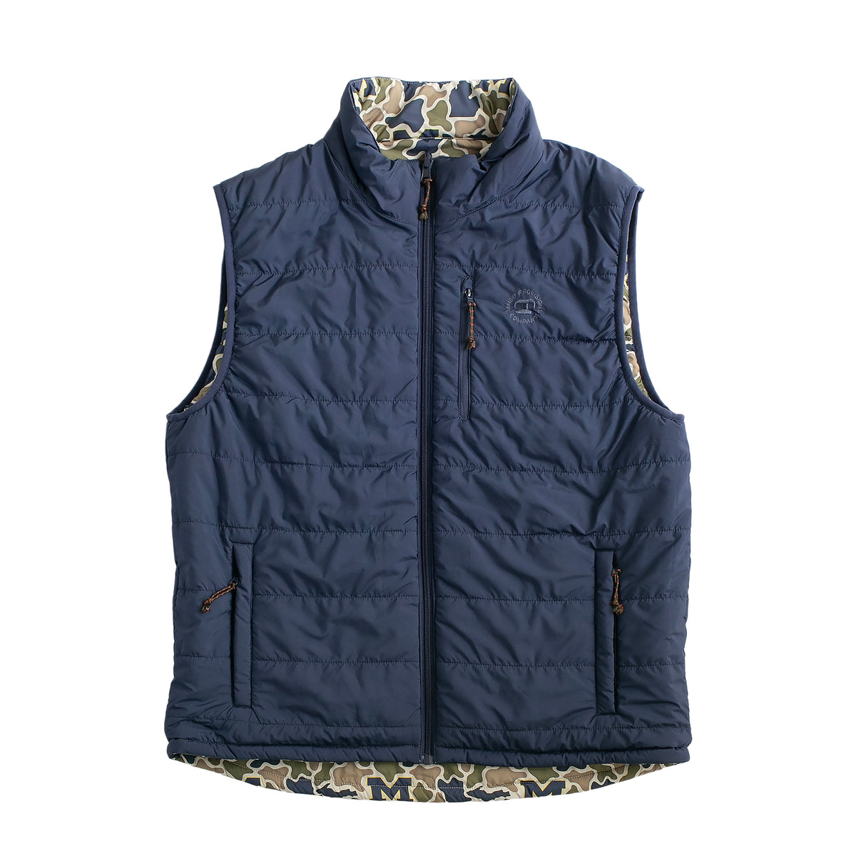 Michigan Wolverines Camo - Reversible Vest
