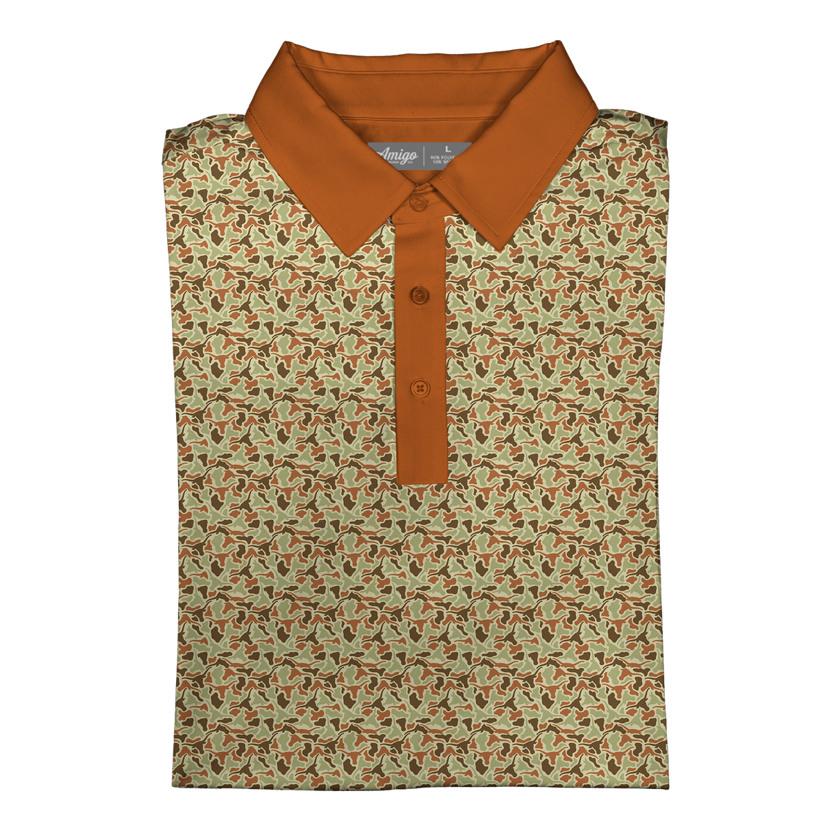 Texas Longhorns Clubhouse Camo Polo