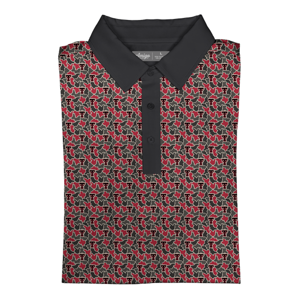 Texas Tech Red Raiders Clubhouse Camo Polo