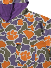 Clemson Tigers Camo Playa Hooded Shirt