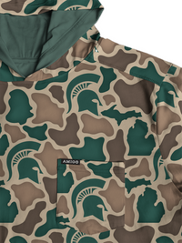 Michigan State Spartans Camo Playa Hooded Shirt