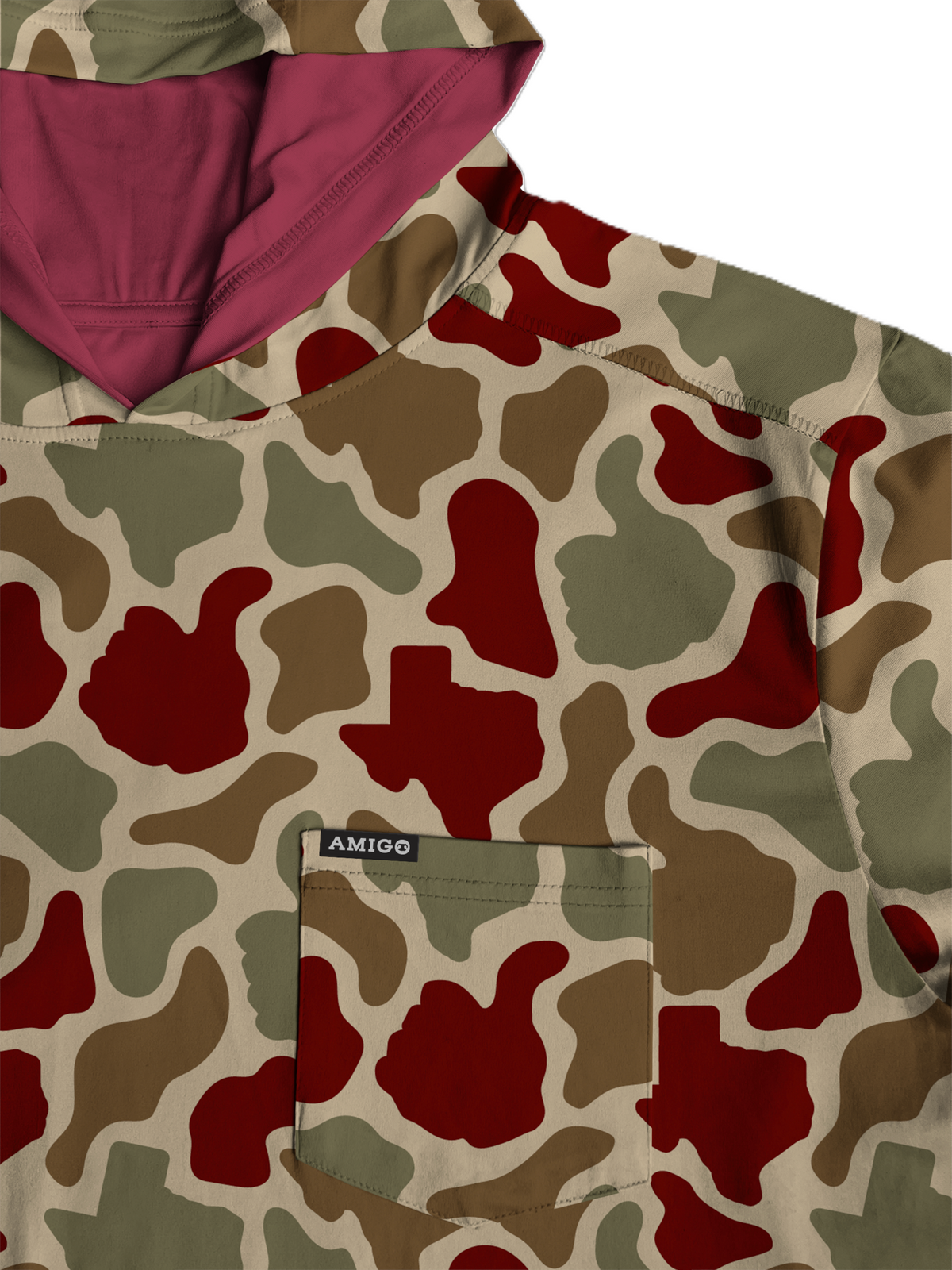 Texas A&M Aggies Camo Playa Hooded Shirt