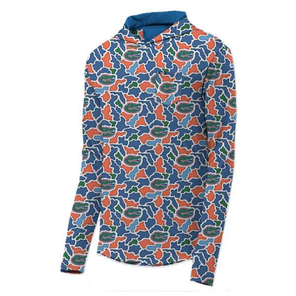 Florida Gators Camo Playa Hooded Shirt