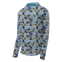 North Carolina Tar Heels Camo Playa Hooded Shirt