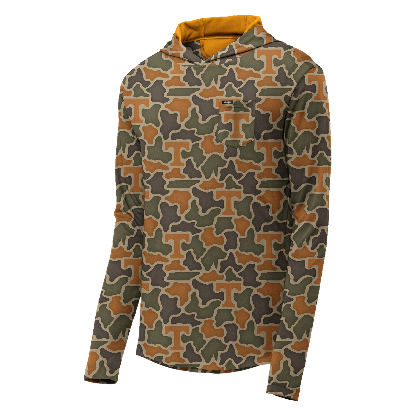 Tennessee Volunteers Camo Playa Hooded Fishing Shirt
