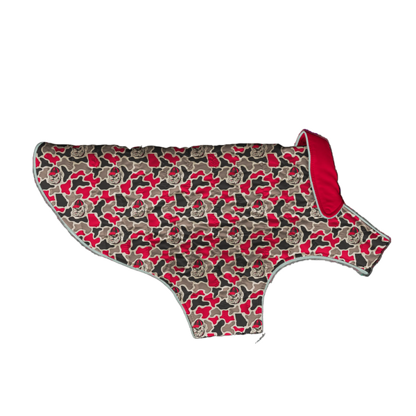 Georgia Dog Reversible Puff Vest