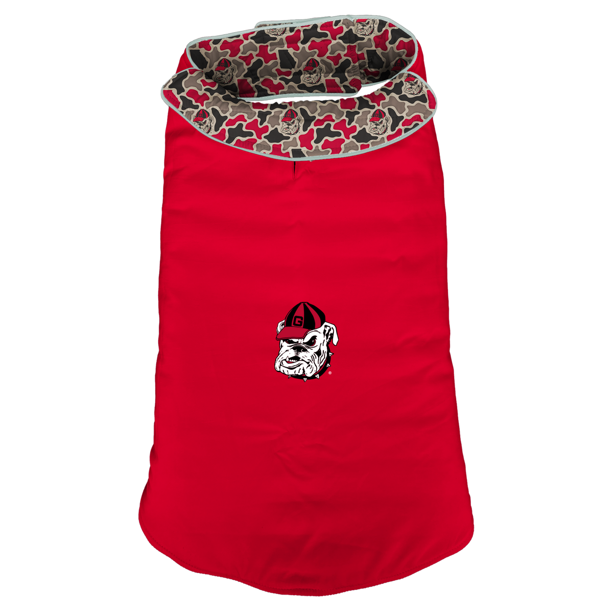 Georgia Dog Reversible Puff Vest