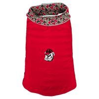 Georgia Dog Reversible Puff Vest
