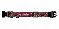 Arkansas Razorbacks Camo - Performance Nylon Dog Collar