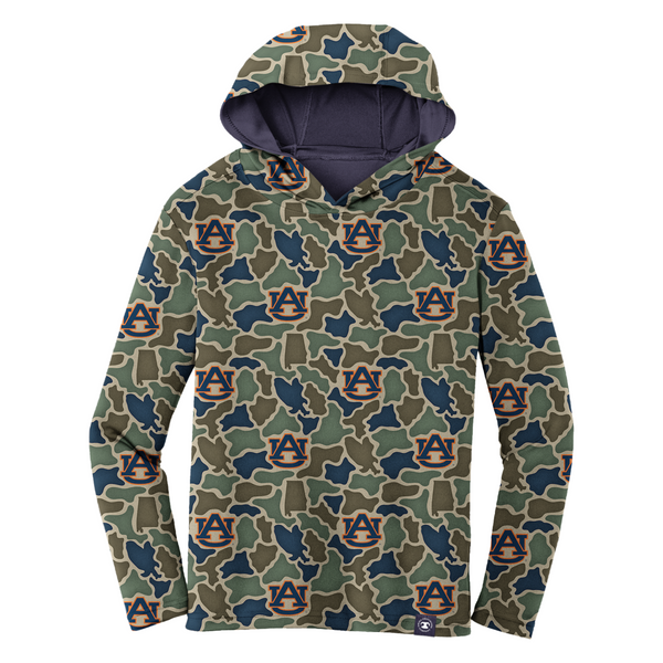 Auburn Tigers Camo Youth Playa Hooded Shirt