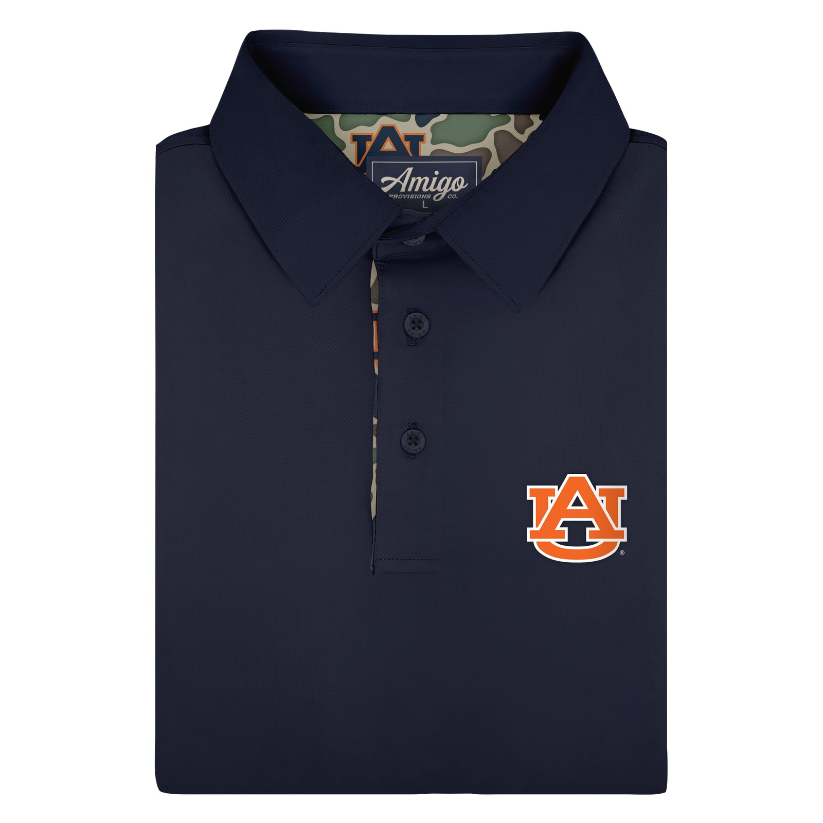 Auburn Tigers Licensed Solid Sierra Polo Shirt