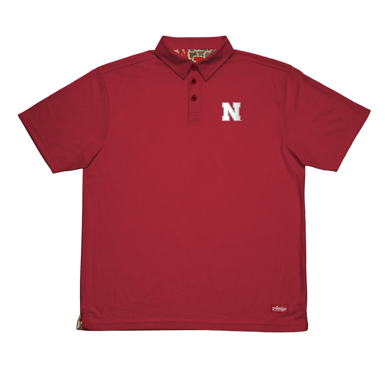 Nebraska Cornhuskers Licensed Solid Sierra Polo Shirt
