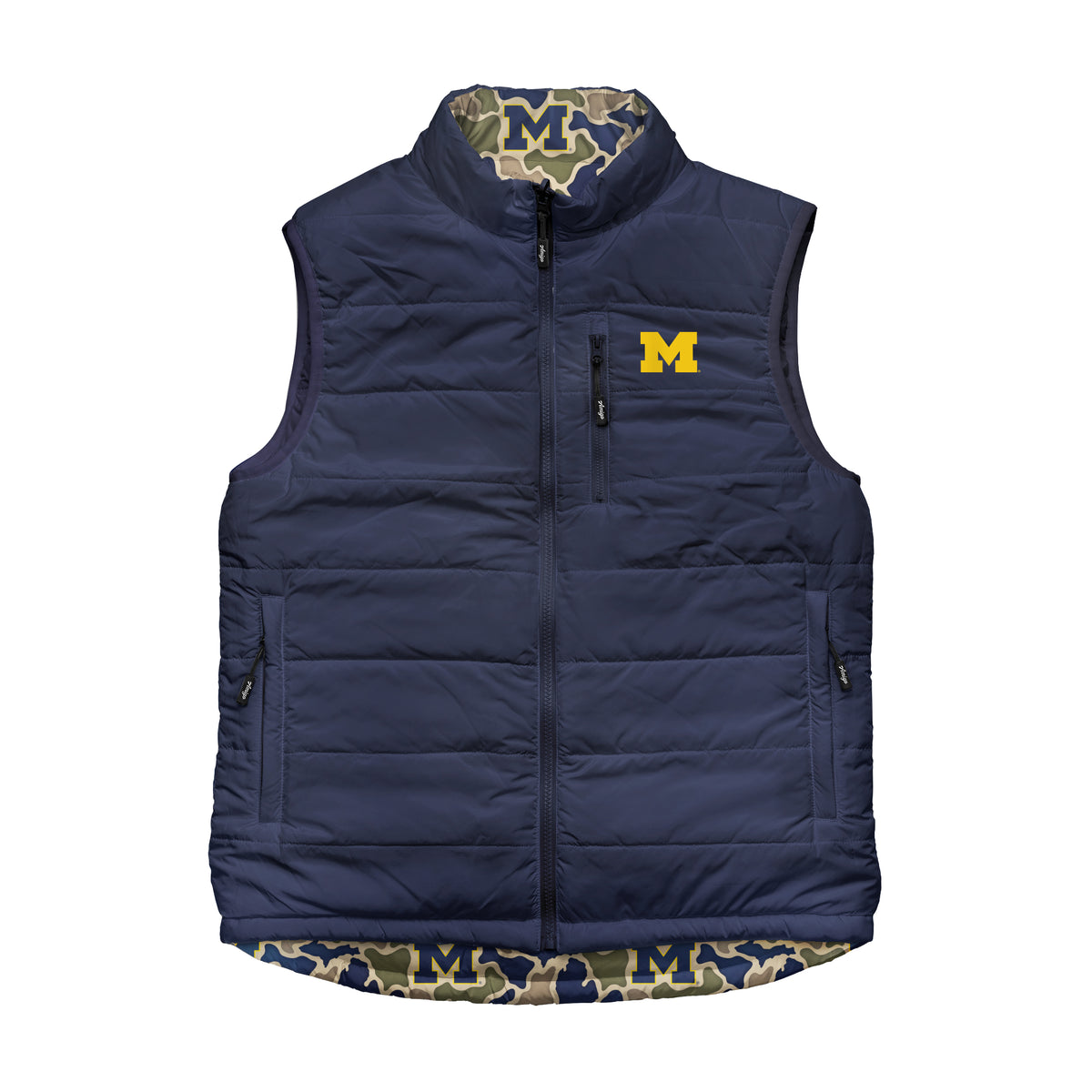 Michigan Wolverines Camo Encino Reversible Vest