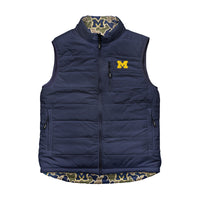 Michigan Wolverines Camo Encino Reversible Vest