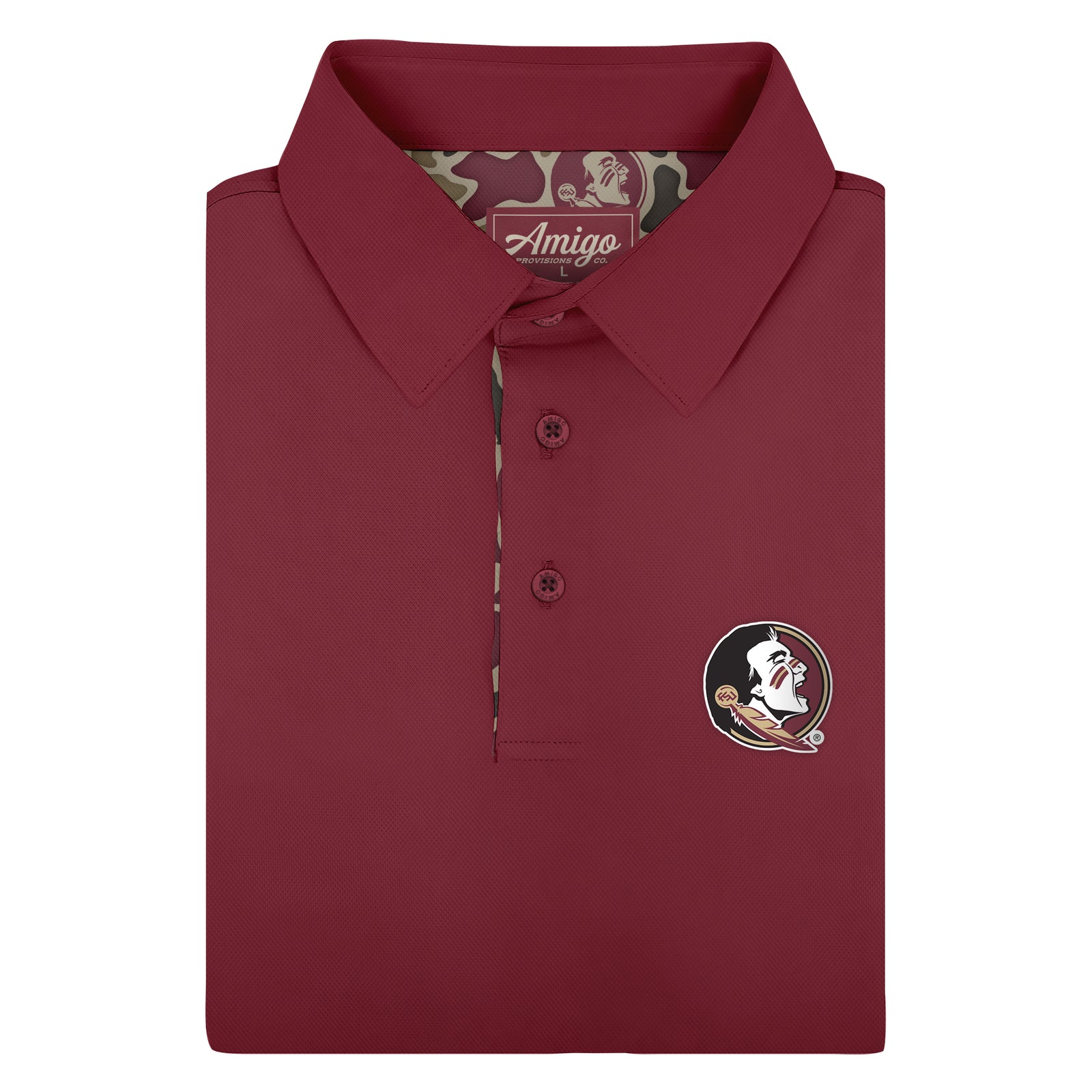 Florida State Seminoles Licensed Solid Sierra Polo Shirt