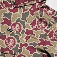 Florida State Seminoles Camo Playa Hooded Shirt