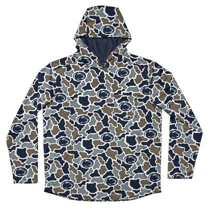 Penn State Nittany Lions Camo Playa Hooded Fishing Shirt