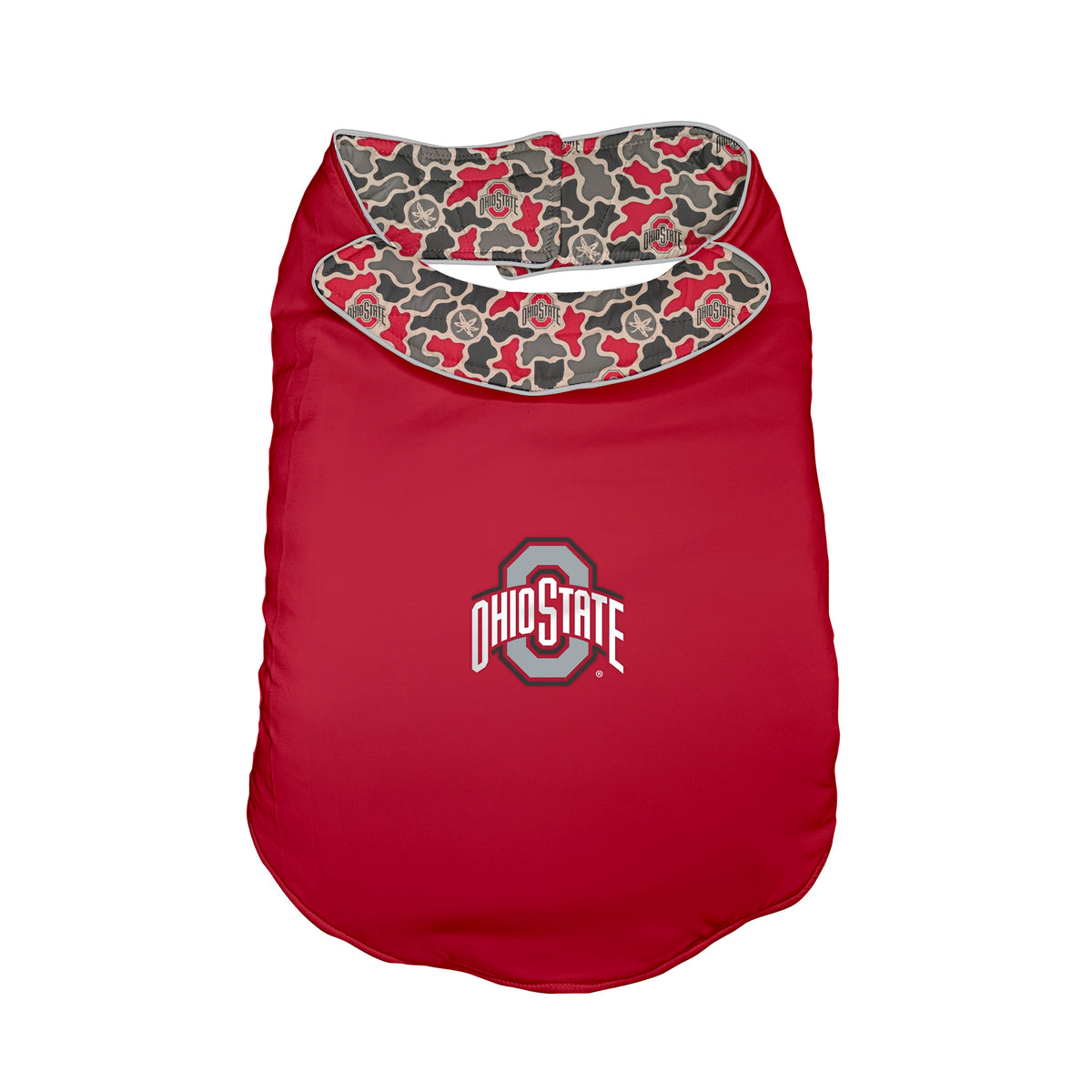Ohio State Dog Reversible Puff Vest