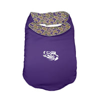 LSU Dog Reversible Puff Vest