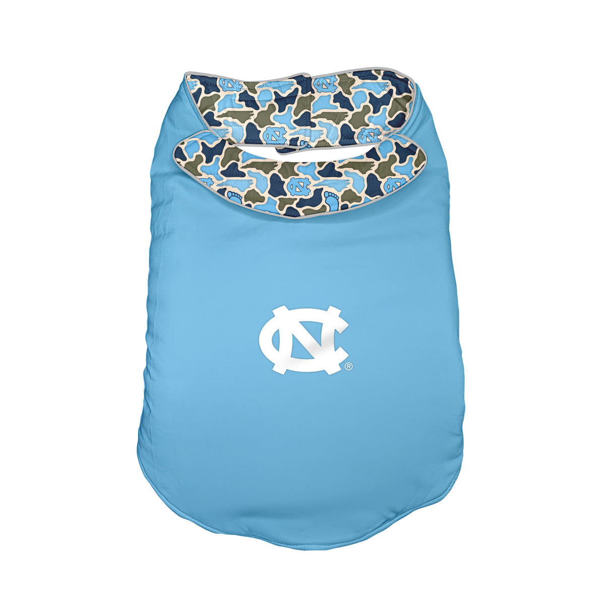 North Carolina Tar Heels Dog Reversible Puff Vest