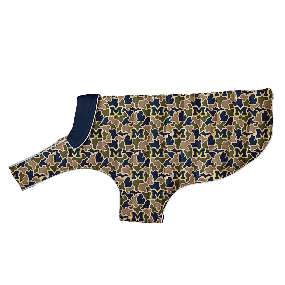 Michigan Wolverines Dog Reversible Puff Vest