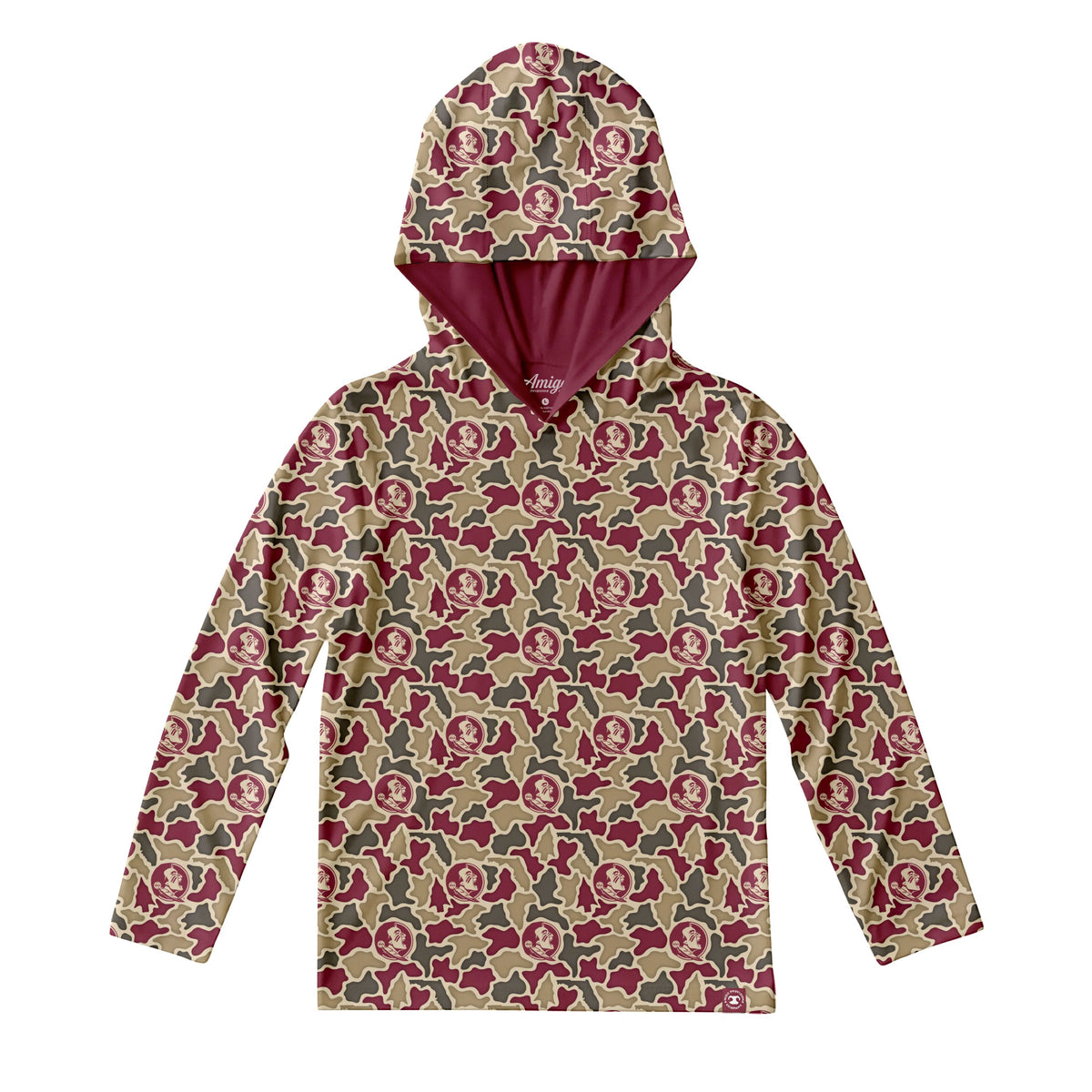 Florida State Seminoles CamoYouth  Playa Hooded Shirt