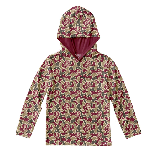 Florida State Seminoles CamoYouth  Playa Hooded Shirt
