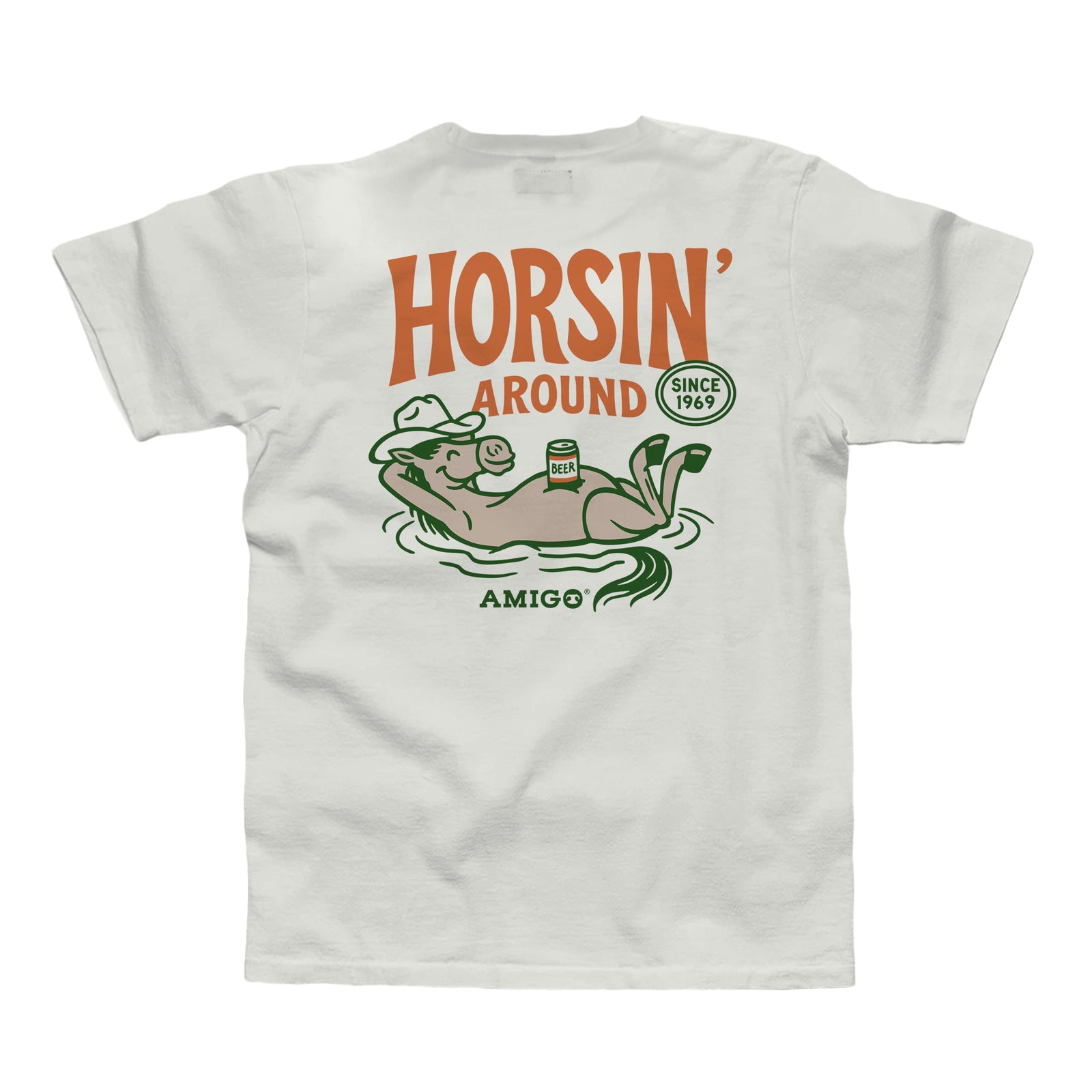 Horsin' Around Tee White
