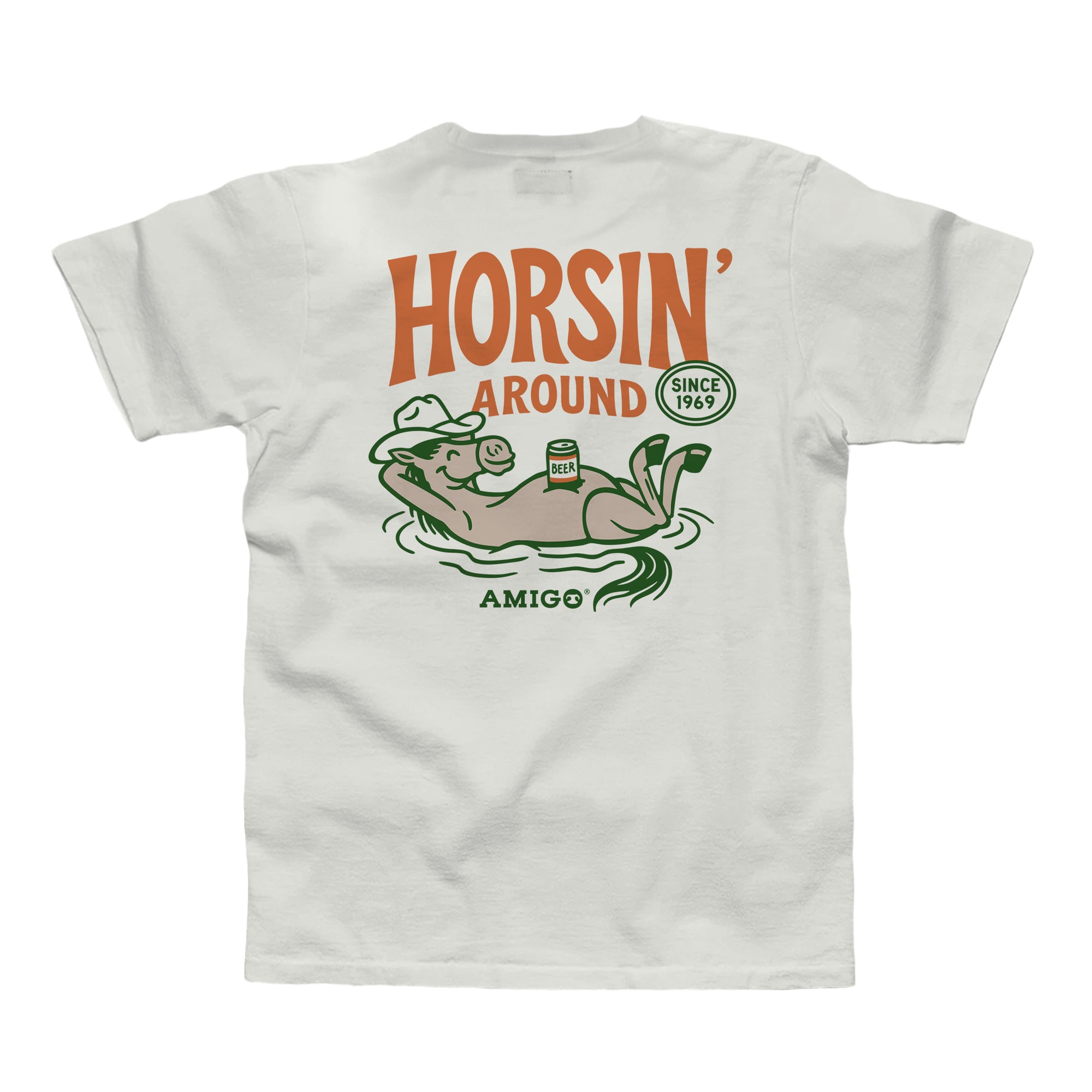 Horsin' Around Tee White
