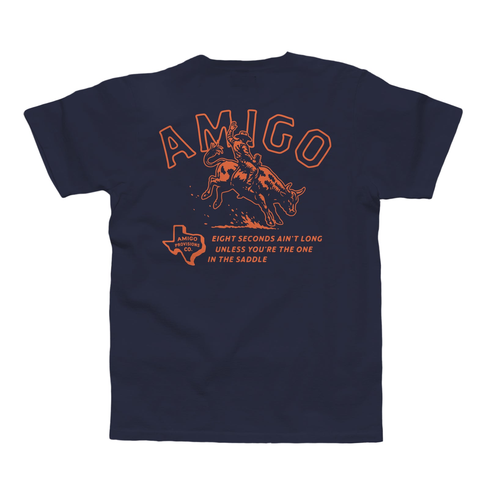 Eight Seconds Tee Navy