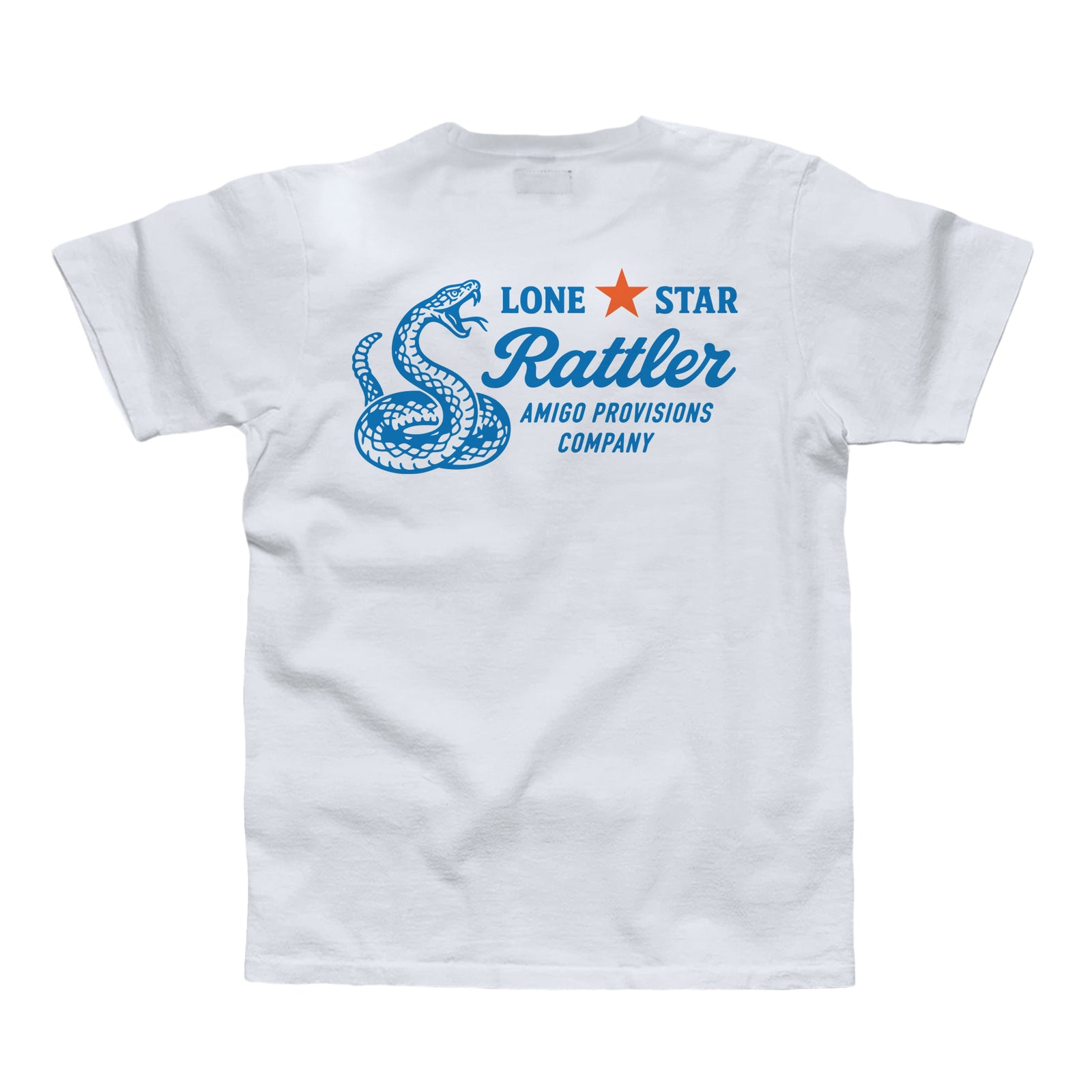 Lone Star Rattler Tee White
