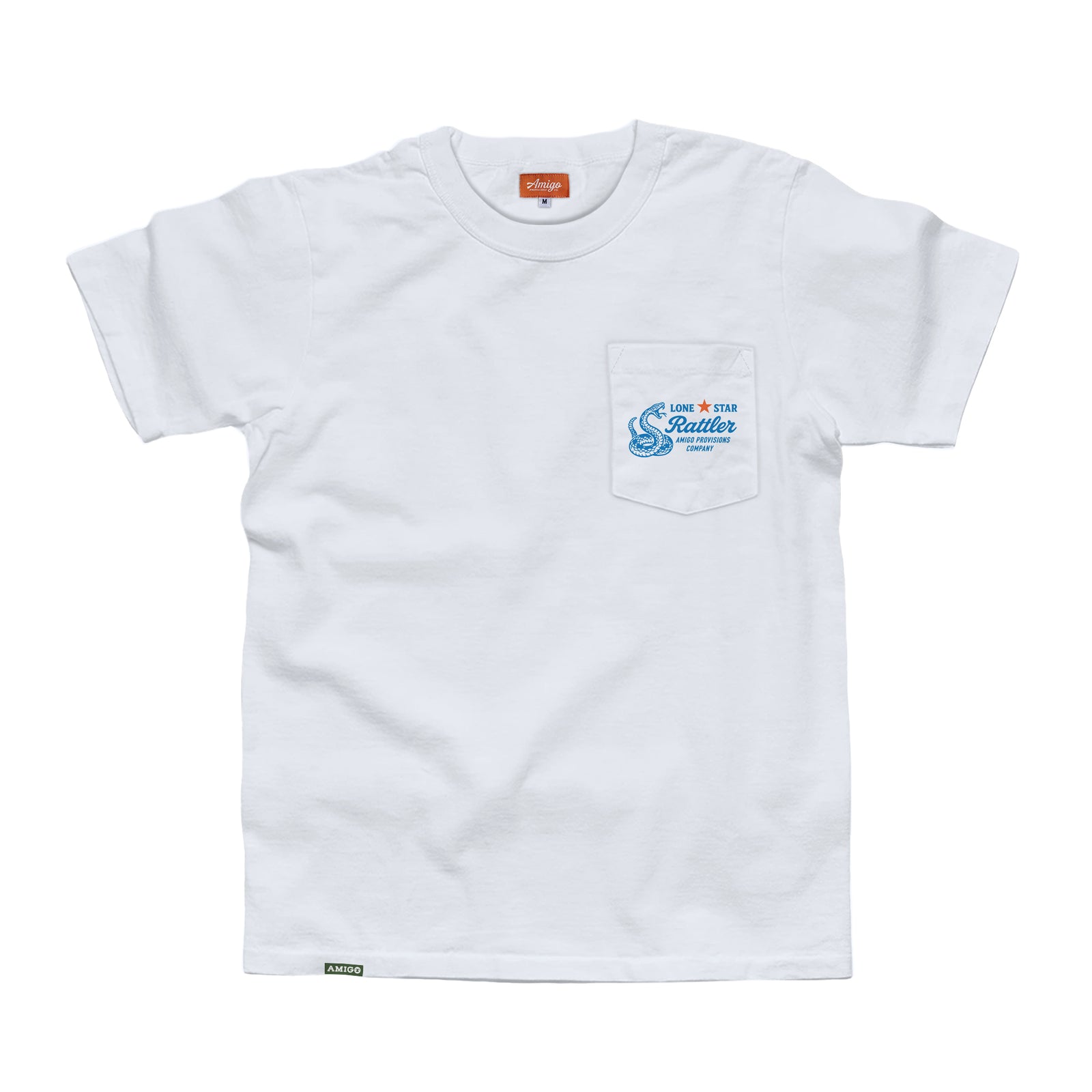 Lone Star Rattler Tee White