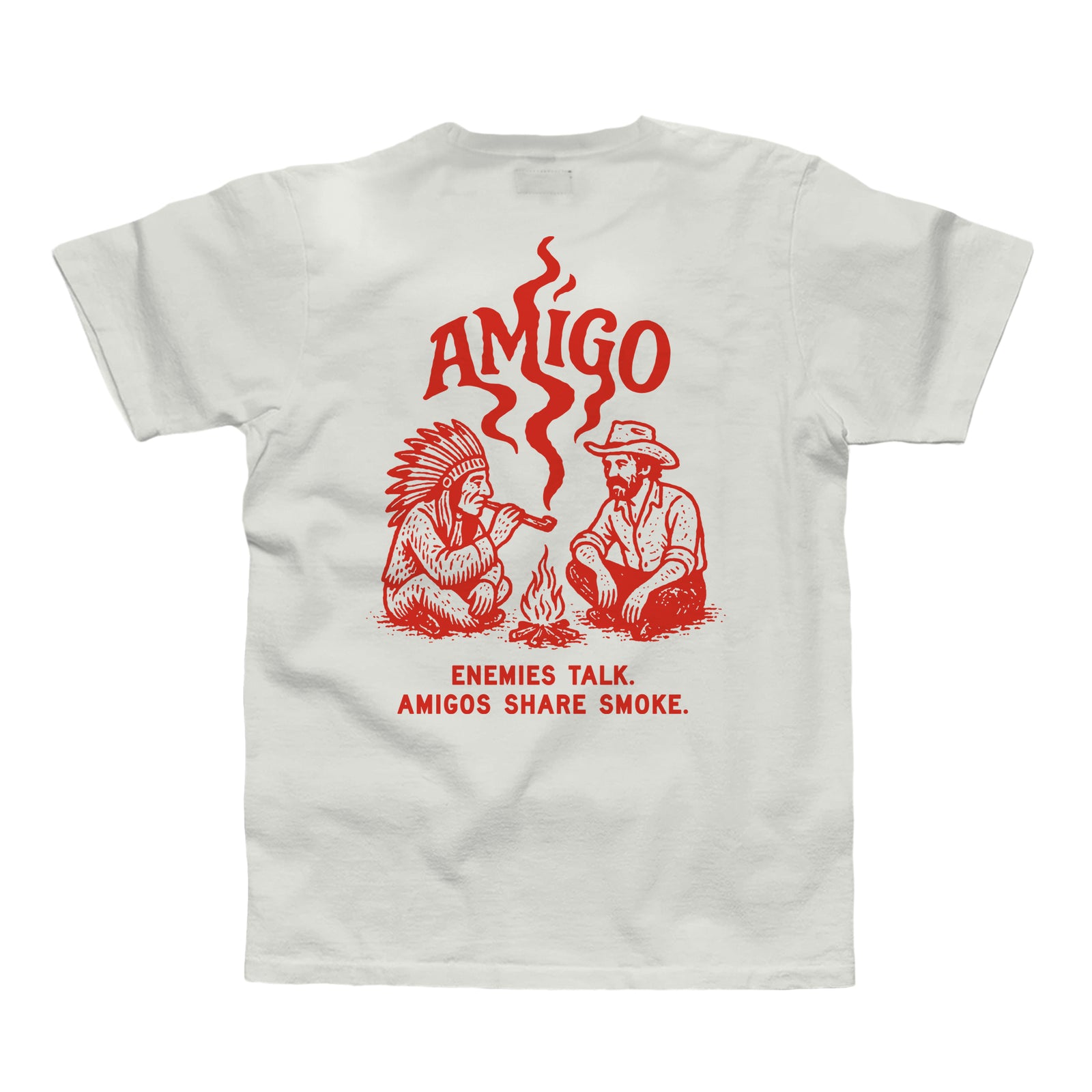 Trail Smoke Tee White