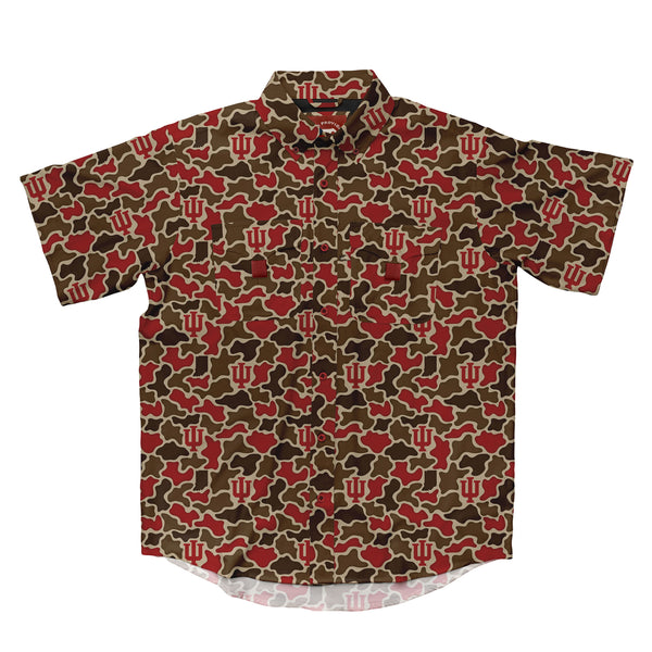 Indiana Hoosiers Camo Primero SS Shirt