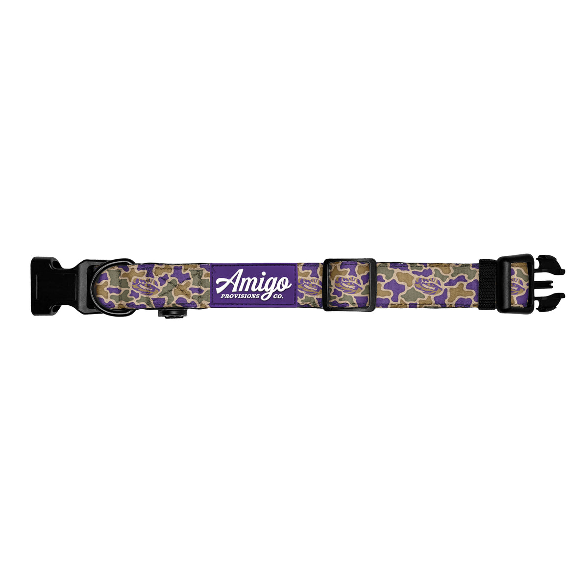 LSU Tigers Camo - Performance Nylon Dog Collar