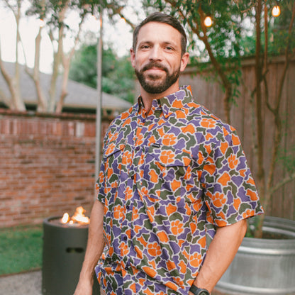 Clemson Tigers Camo Primero SS Shirt