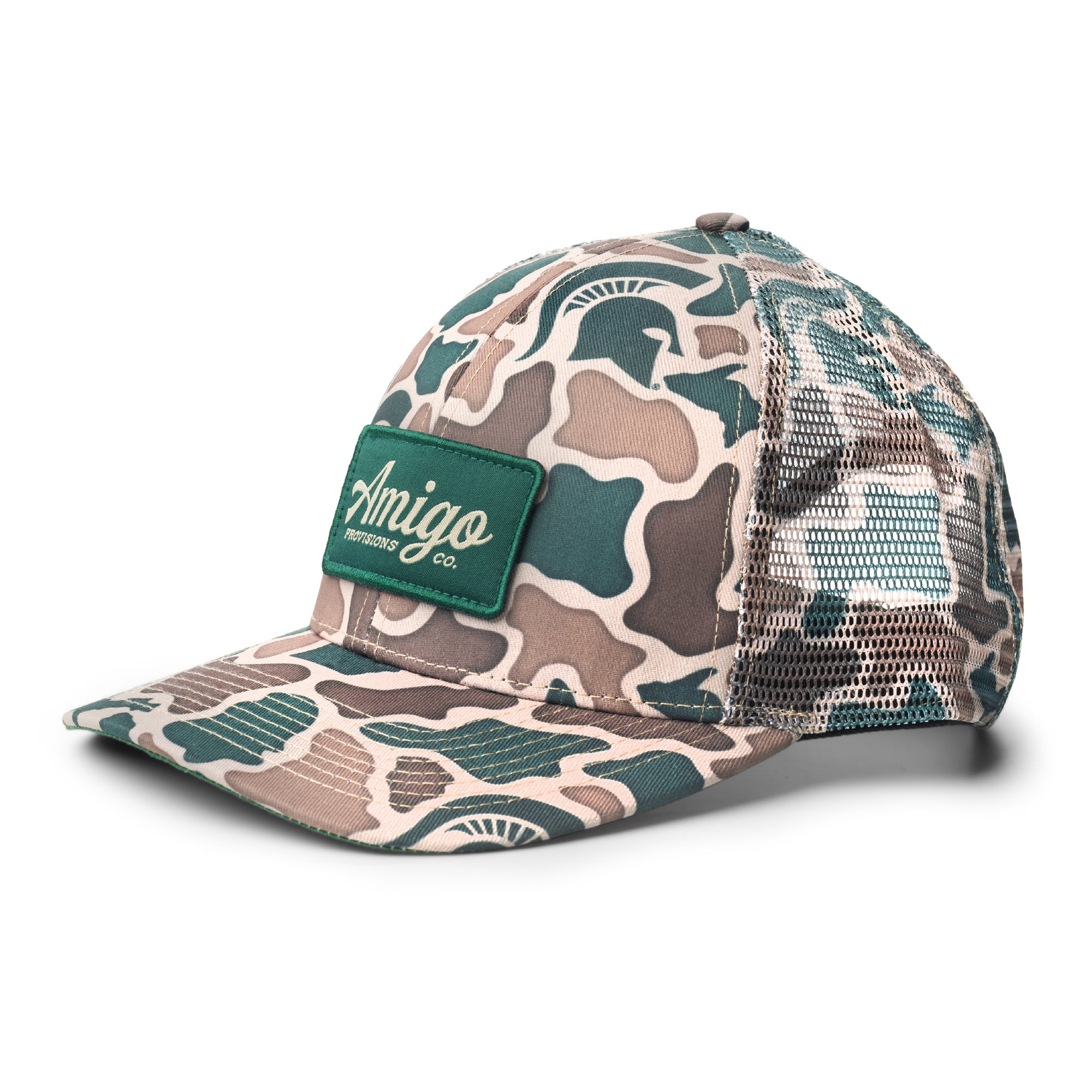 Michigan State Camo Mesh Back Hat