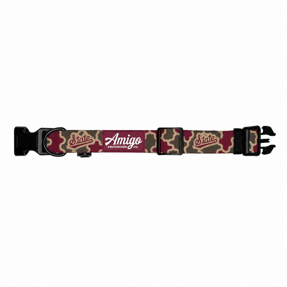 Mississippi State Bulldogs Camo - Performance Nylon Dog Collar