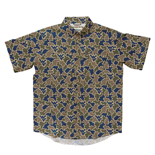 West Virginia Mountaineers Camo Primero SS Shirt