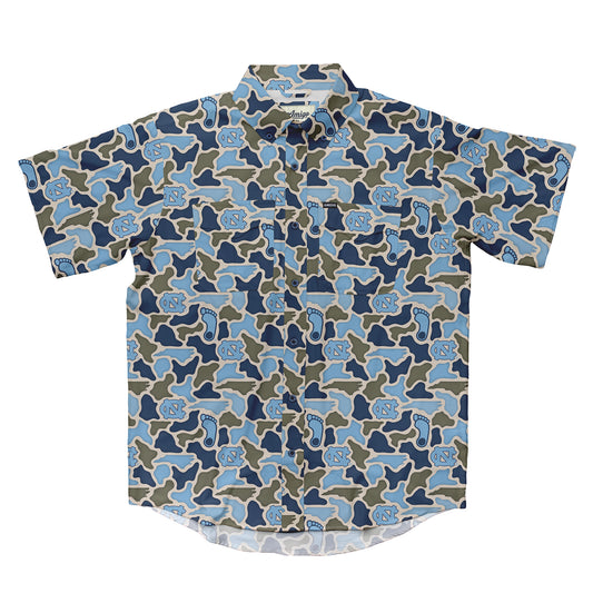 UNC Tar Heels Camo Primero SS Shirt