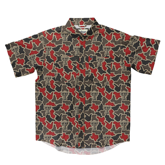 Texas Tech Red Raiders Camo Primero SS Shirt