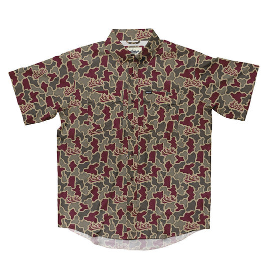 Mississippi State Bulldogs Camo Primero SS Shirt