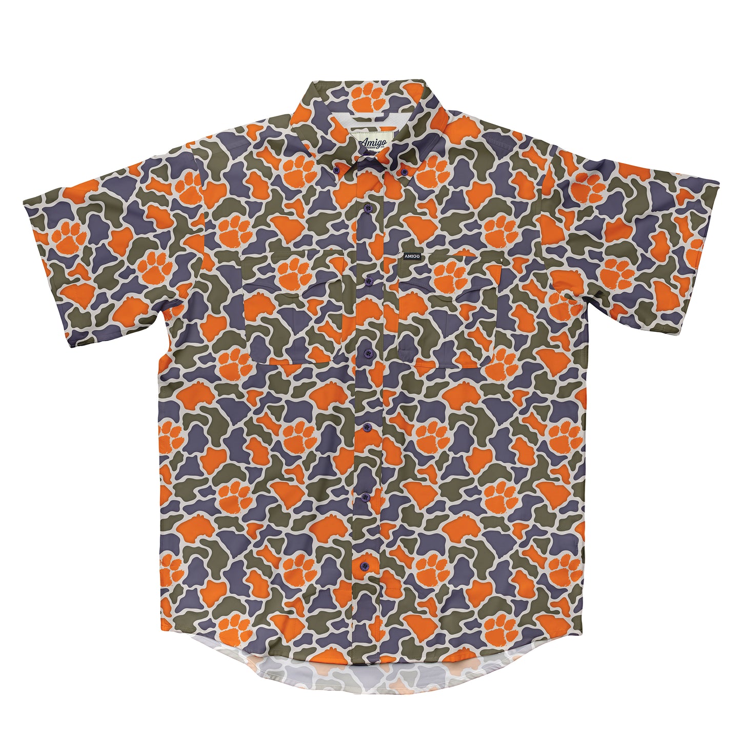 Clemson Tigers Camo Primero SS Shirt