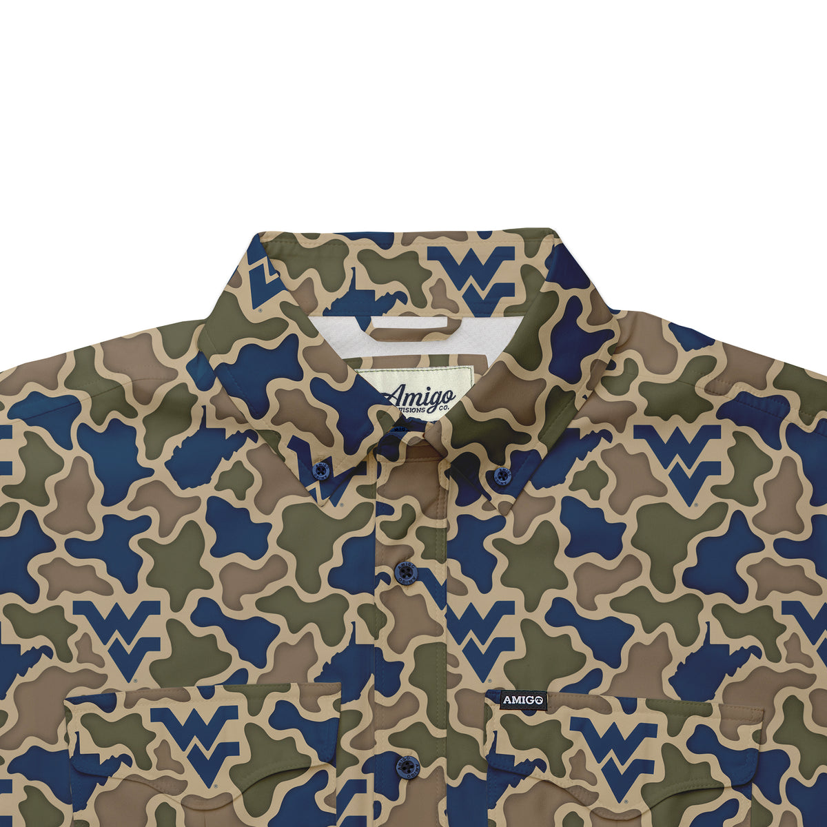 West Virginia Mountaineers Camo Primero SS Shirt