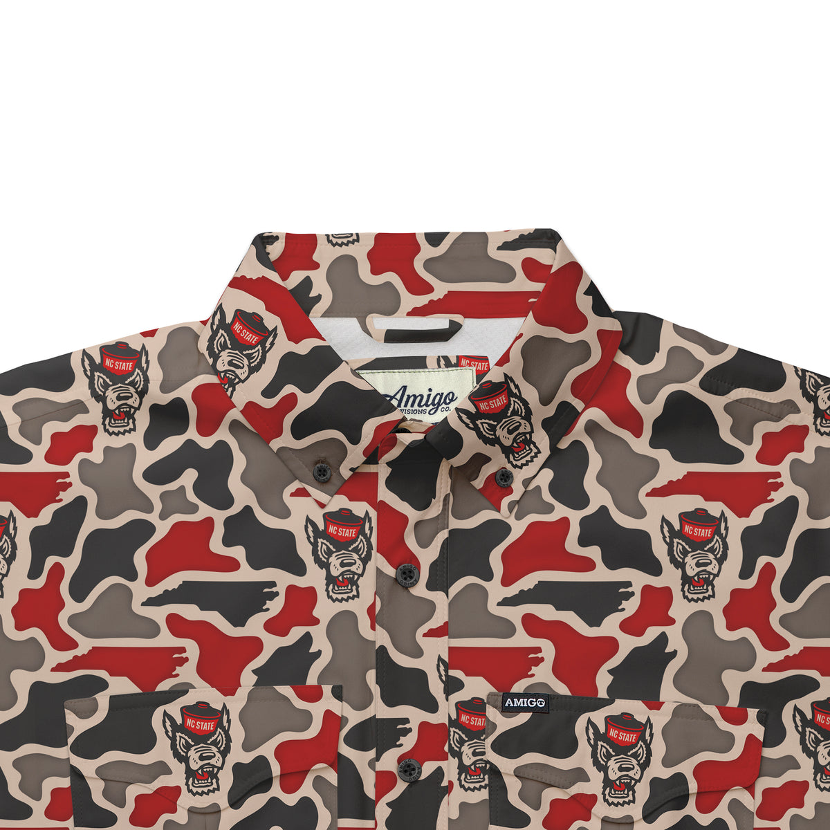 NC State Wolfpack Camo Primero SS Shirt