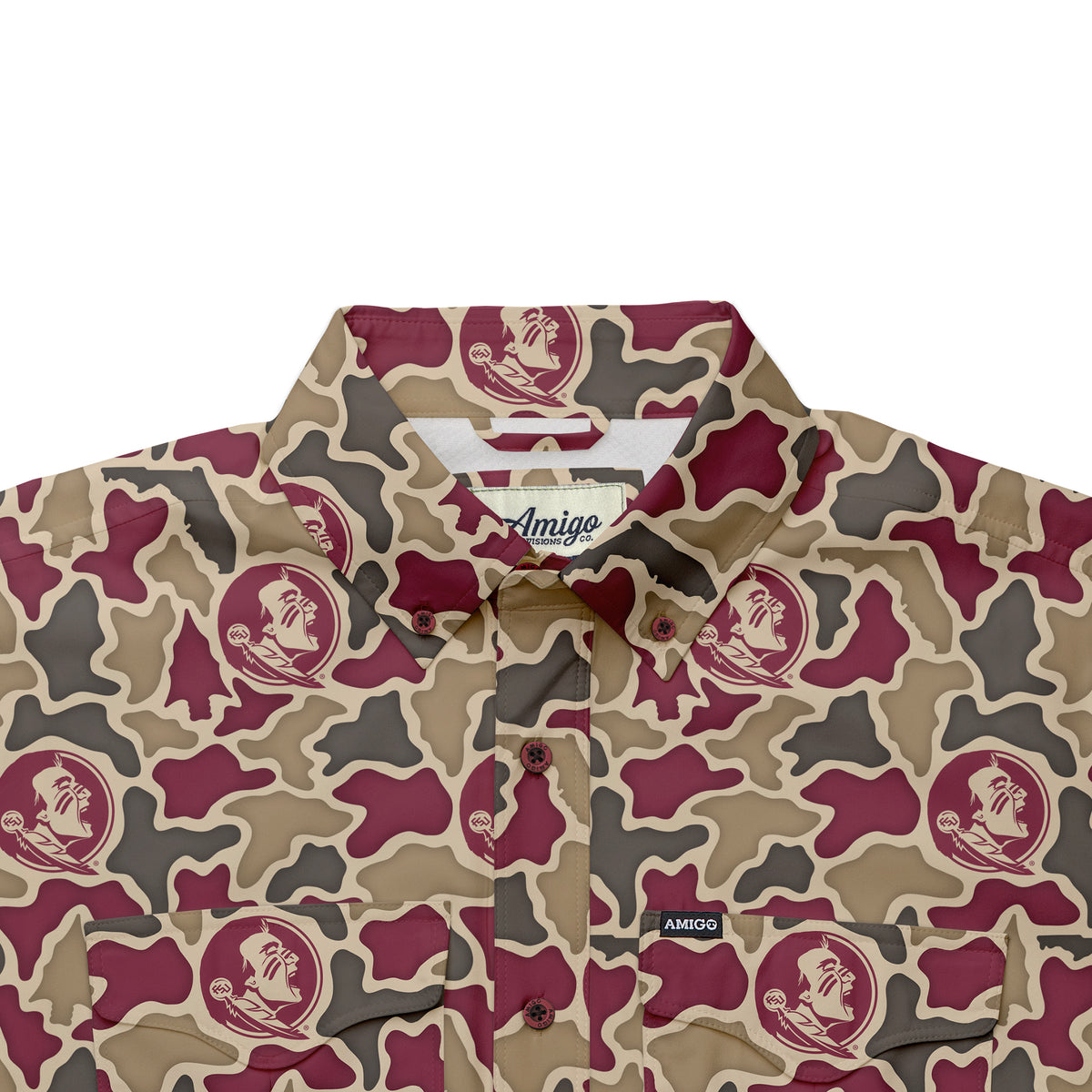 Florida State Seminoles Camo Primero SS Shirt