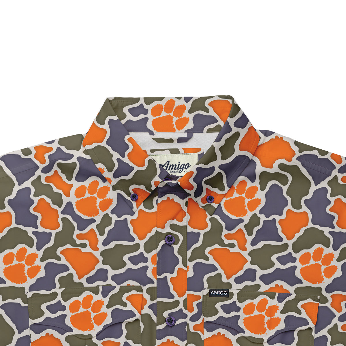 Clemson Tigers Camo Primero SS Shirt