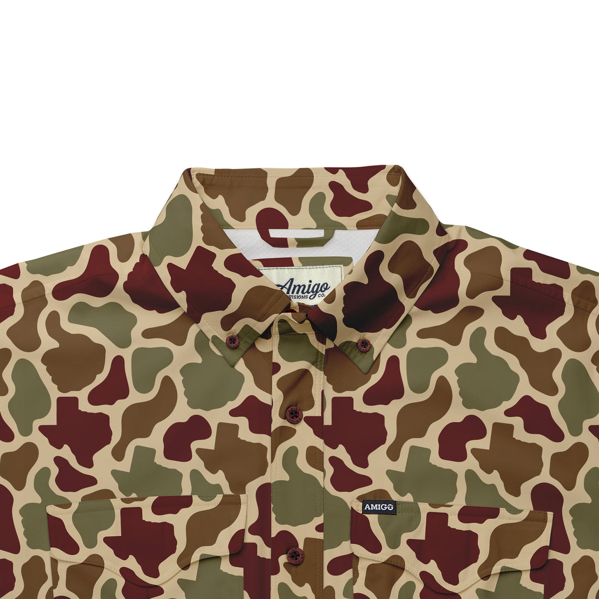 Texas A&M Aggies Camo Primero LS Shirt