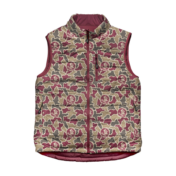 Florida State Seminoles Camo Encino Reversible Vest
